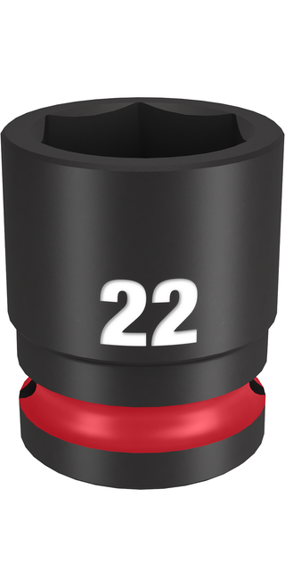 Milwaukee 49-66-6254 SHOCKWAVE Impact Duty 1/2" Drive 22MM Standard 6 Point Socket