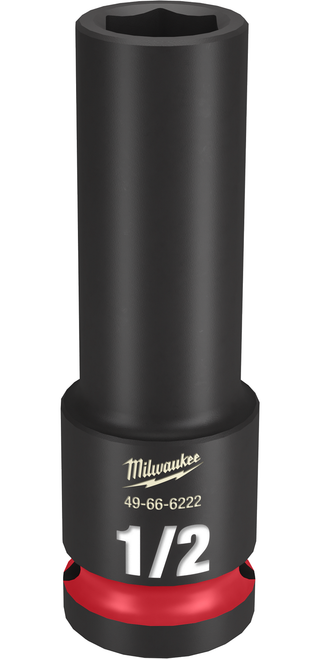 Milwaukee 49-66-6222 SHOCKWAVE Impact Duty 1/2" Drive 1/2" Deep 6 Point Socket