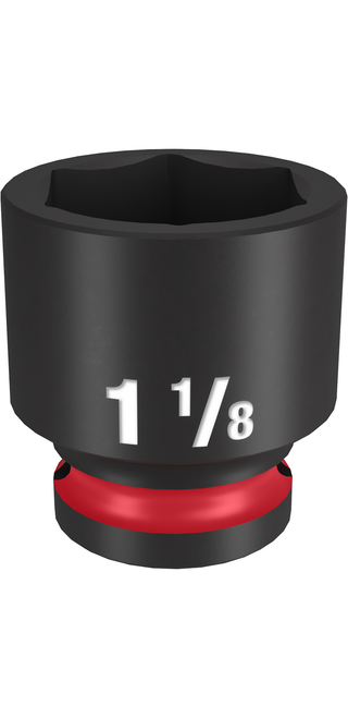 Milwaukee 49-66-6212 SHOCKWAVE Impact Duty 1/2" Drive 1-1/8" Standard 6 Point Socket