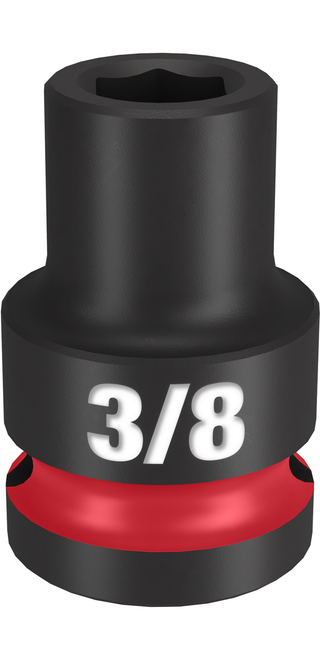 Milwaukee 49-66-6200 SHOCKWAVE Impact Duty 1/2" Drive 3/8" Standard 6 Point Socket