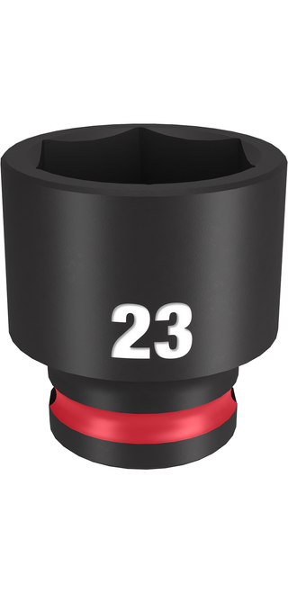 Milwaukee 49-66-6146 SHOCKWAVE Impact Duty 3/8" Drive 23MM Standard 6 Point Socket