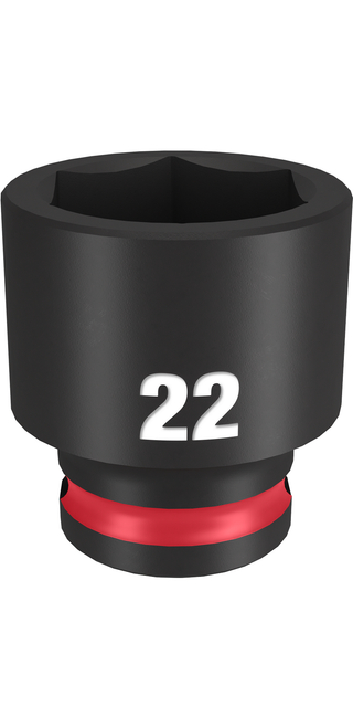Milwaukee 49-66-6145 SHOCKWAVE Impact Duty 3/8" Drive 22MM Standard 6 Point Socket
