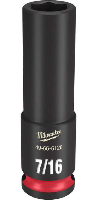Milwaukee 49-66-6120 SHOCKWAVE Impact Duty 3/8" Drive 7/16" Deep 6 Point Socket