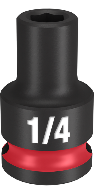 Milwaukee 49-66-6100 SHOCKWAVE Impact Duty 3/8" Drive 1/4" Standard 6 Point Socket