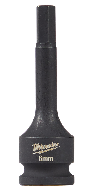 Milwaukee 49-66-5156 SHOCKWAVE Lineman's 3/8 in. Drive - 6mm Hex Bit Socket