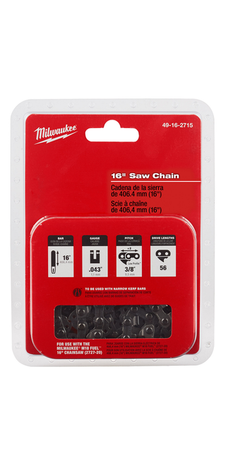 Milwaukee 49-16-2715 16 in. Replacement Chainsaw Chain