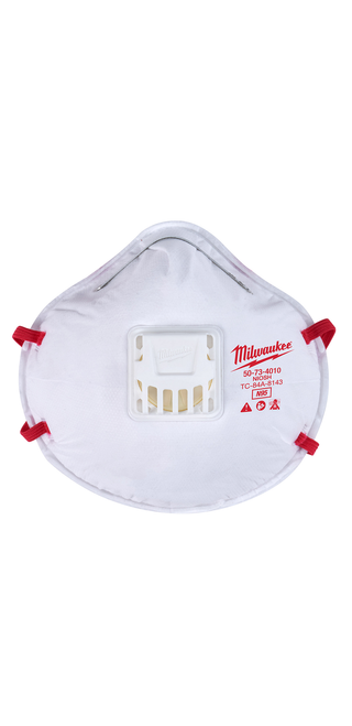 Milwaukee 48-73-4011 N95 Valved Respirator(DISCONTINUED) Milwaukee 48-73-4011 N95 Valved Respirator(DISCONTINUED)