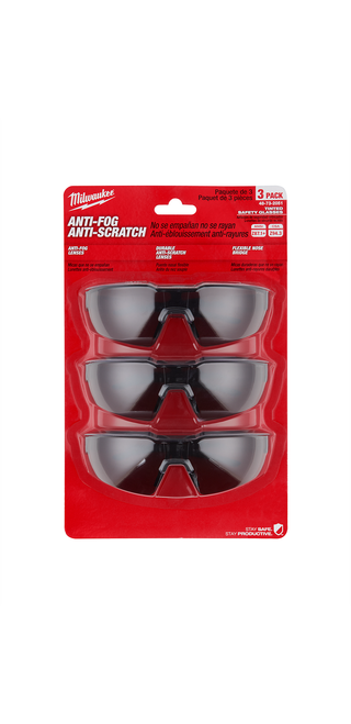 Milwaukee Safety Glasses - Anti-Fog Lenses - 48-73-2051
