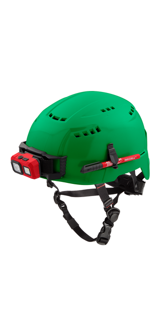 Milwaukee 48-73-1306 Green Vented Safety Helmet (USA) - Type 2, Class C