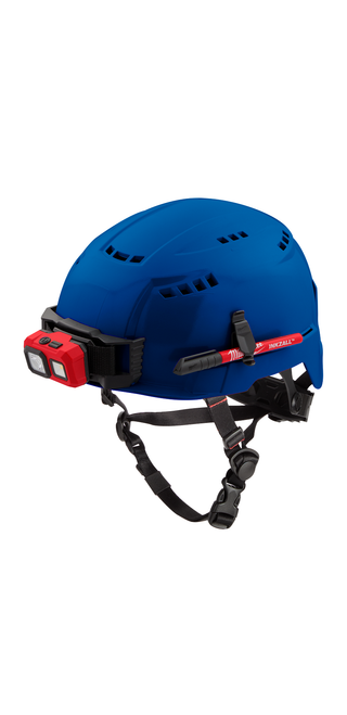 Milwaukee 48-73-1304 BOLT Blue Vented Safety Helmet (USA) - Type 2, Class C