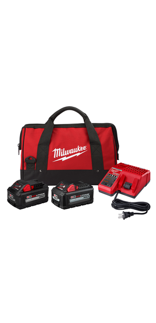 Milwaukee M18 8.0Ah + 6.0Ah Starter Kit W/ Bag - 48-59-1880RC