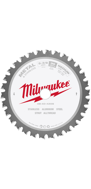 Milwaukee 48-40-4205 5-3/8" Metal & Stainless Cutting Circular Saw Blade 5/8" Arbor