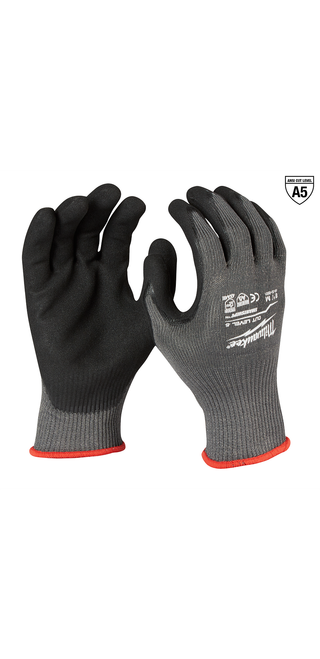 Milwaukee 48-22-8951 (6) Cut 5 Nitrile Gloves - M