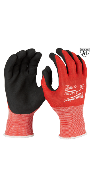 Milwaukee 48-22-8901 Cut Level 1 Nitrile Dipped Gloves - M