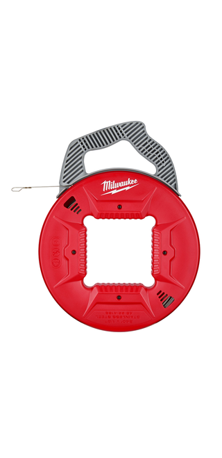 Milwaukee 48-22-4186 120' 1/8" Stainless Steel Fish Tape Milwaukee 48-22-4186 120' 1/8" Stainless Steel Fish Tape