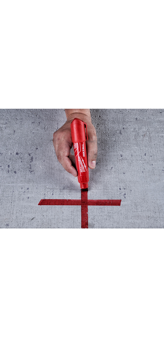 Milwaukee 48-22-3266 INKZALL Extra Large Chisel Tip Red Marker