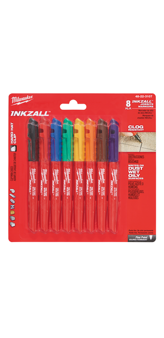 Milwaukee INKZALL Fine Point Jobsite Markers - 48-22-3107 (Discontinued)