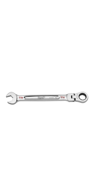 Milwaukee 9/16" Flex Head Ratcheting Combination Wrench - 45-96-9815