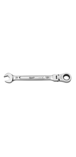 Milwaukee 21mm Flex Head Ratcheting Combination Wrench - 45-96-9621