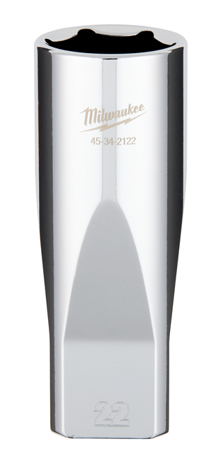 Milwaukee 45-34-2122 1/2" Drive 22mm Deep Socket Milwaukee 45-34-2122 1/2" Drive 22mm Deep Socket