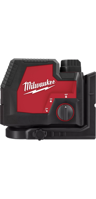 Milwaukee 3522-21 USB Rechargeable Green Cross Line & Plumb Points Laser Milwaukee 3522-21 USB Rechargeable Green Cross Line & Plumb Points Laser