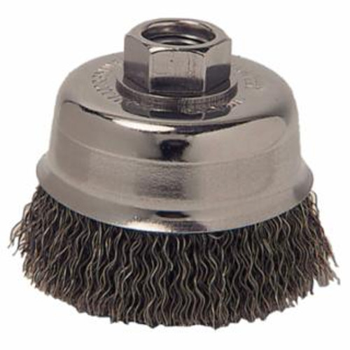 ANCHOR BRAND 2-3/4" KNOT WIRE CUP BRUSH .020 SS FILL 5/8"-11 102-3CC58S
