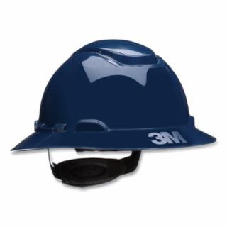 3M 7100240036 Full Brim Hard Hat H-810Sfv-Uv Navy Blue 4-Pt