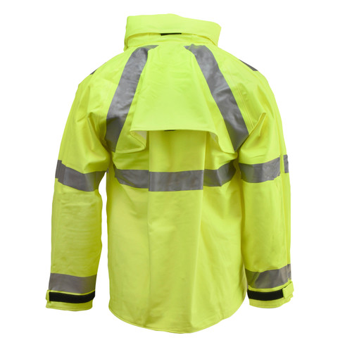 Neese 21217-00-1-LIM-M 217AJ Flex Arc Jacket with Attached Hood-Lime-Size M