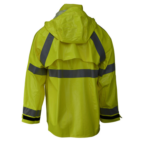 Neese 22227-00-1-LIM-S 227AJ Dura Arc I Jacket with Attached Hood-Lime-Size S