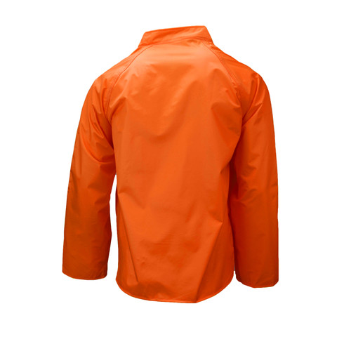 Neese 77001-01-2-ORG-3X 77SJ Sani Light Jacket with Snaps-Orange-Size 3X