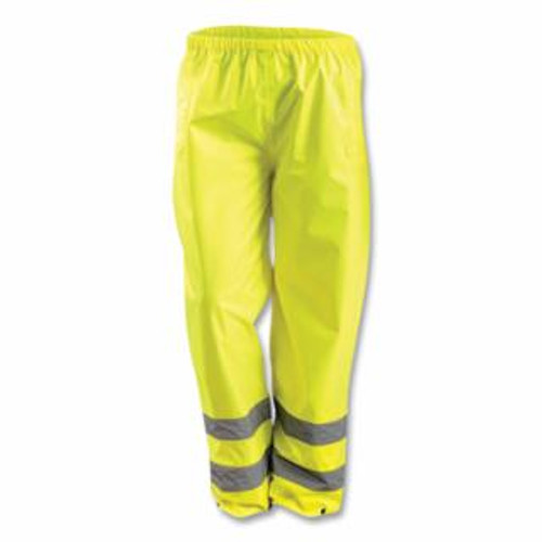 BREATHABLE RAIN PANTS  YELLOW  XL  CLASS E