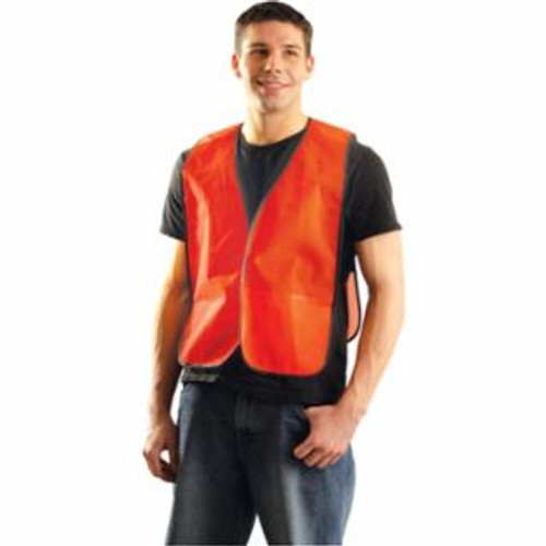 OCCUNOMIX MESH NON-ANSI VEST NO TAPE YELLOW 4X LUX-XNTM-OR