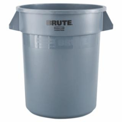 RUBBERMAID COMMERCIAL 20GAL W/O LID BRUTE CONTAINER TRASH CAN Y FG262000GRAY