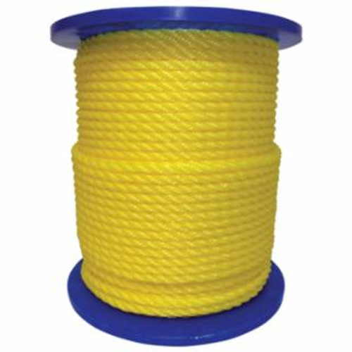 ORION ROPEWORKS INC 5/8 X 600 TWISTED POLYLITE YELLOW 350160-YEL-00600-R0285