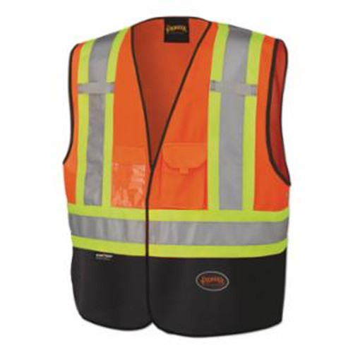 PIONEER 134BBAU ORANGE SOLID VEST V1020251U-4/5XL