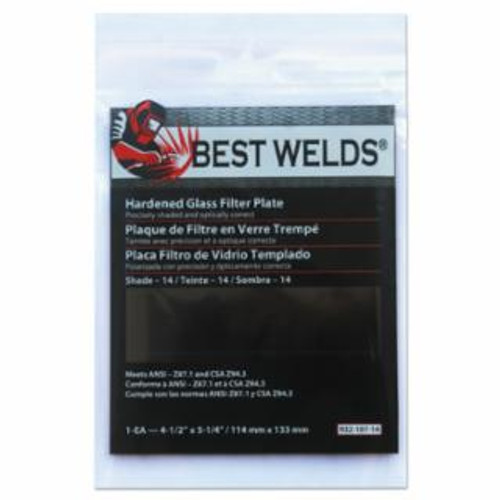 BEST WELDS BW-4-1/2X5-1/4 #5 GLASSFILTER PLATE 901-932-107-14