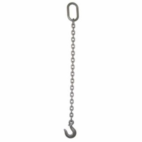 ACCO CHAIN 9/32 SINGLE LEG CHAIN SLING WITH GRAB HOOKS 5'