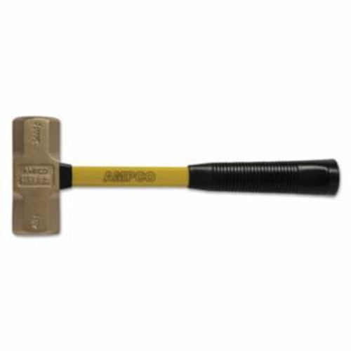 AMPCO SAFETY TOOLS 2 LB. DOUBLE FACE ENG. HAMMER W/FBG. HANDLE