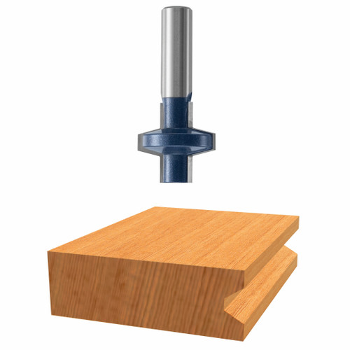 Bosch 84510M 1-1/4 In. x 1-1/4 In. Carbide Tipped Wedge Groove Bit