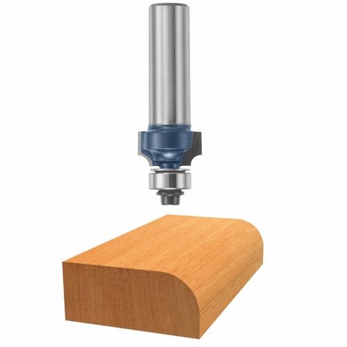 BOSCH POWER TOOLS 1/8" ROUNDOVER ROUTER BIT CARBIDE TIP