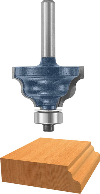 BOSCH POWER TOOLS 1-1/4" C.T. WAVY EDGE ROUTER BIT BALL BEARIN