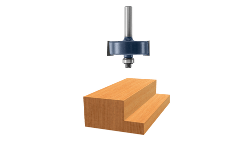 BOSCH POWER TOOLS 1/2" RABBETING ROUTER BIT 1/4" SHNK W