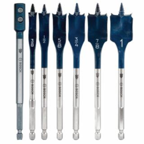 BOSCH POWER TOOLS DAREDEVIL 7PC SPADE BITSET W/EXT