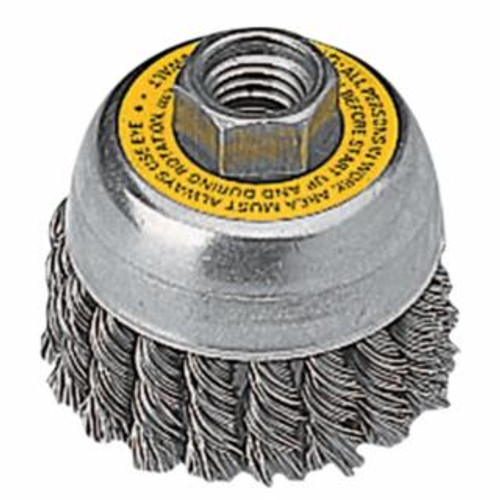 DEWALT® 3"X5/8"-11 KNOTTED CUP BRUSH CARBON STEE