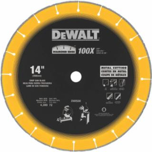 DEWALT® DIAMOND EDGE CHOP SAW BLADE 14" X 1"