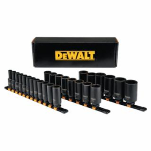 DEWALT® DWMT 26PC MM 1/2DR IM DPSKT SET