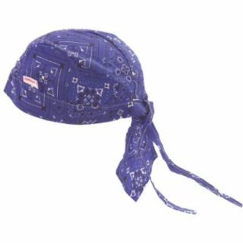 COMEAUX CAPS CC 7000-ROY ROYAL BLUE BANDANA DOO RAG FABRIC (Discontinued)