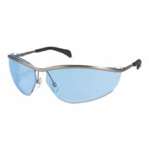 MCR SAFETY KLONDIKE SAFETY GLASSESMETAL FRAME LIGHT BLUE