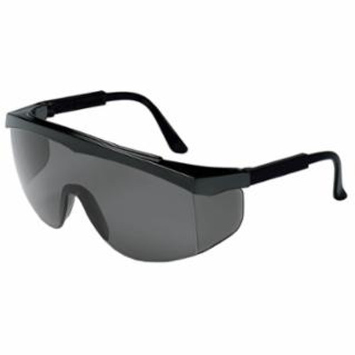 MCR SAFETY STRATOS BLACK FRAME GREYLENS SAFETY GLASS