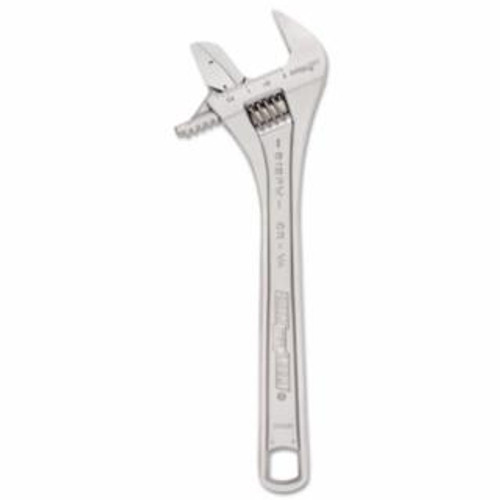 CHANNELLOCK® 12" ADJ. WRENCH REVERSIBLE JAW  WIDE  CHROME